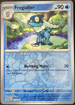 Frogadier 057/167 Sv06: Twilight Masquerade Reverse Holo - Pokemon Card - Image 1
