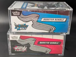 2x Pokemon SV10.5 Black Bolt White Flare Sealed Booster Bundle Display Case - Image 4