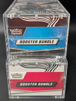 2x Pokemon SV10.5 Black Bolt White Flare Sealed Booster Bundle Display Case - Image 5