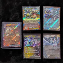 Pokemon Ninetales EX Miraidon EX Lugia EX Lot of 5 Holo Cards English - Image 1