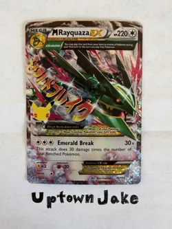Pokemon TCG M Rayquaza EX Celebrations Classic Collection Holo Ultra Card 76/108 - Image 1