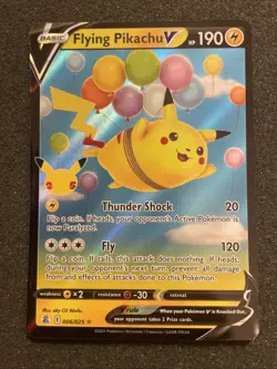 Flying Pikachu V 008/025 Celebrations NM -M Ultra Rare Pokemon Card - Image 1