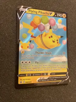 Flying Pikachu V 008/025 Celebrations NM -M Ultra Rare Pokemon Card - Image 2