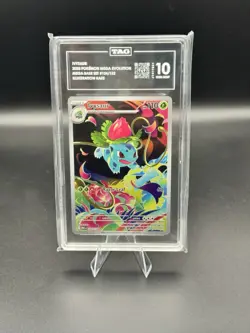 Pokemon TCG- Ivysaur 134/132 Illustration Mega Evolution Rare TAG 10 - Image 1