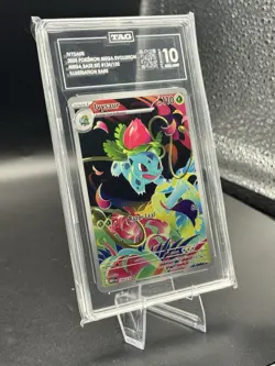 Pokemon TCG- Ivysaur 134/132 Illustration Mega Evolution Rare TAG 10 - Image 4