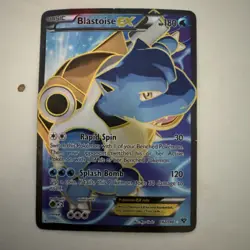 Pokemon TCG Blastoise EX XY Holo Full Art Ultra Rare Card 142/146 - Image 1