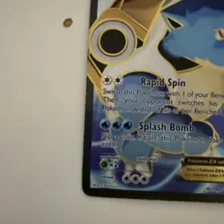 Pokemon TCG Blastoise EX XY Holo Full Art Ultra Rare Card 142/146 - Image 5