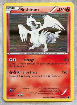 Pokemon Reshiram #BW004 - 2011 Black Star Promo - Lightly Played (LP) Condition - Image 1