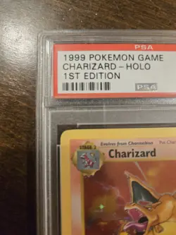 Charizard 1999 Base Set 1st Edition Shadowless Holo Pokemon Card PSA 7 NM - Image 4