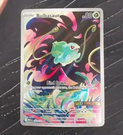 2025 Pokemon Mega Evolution Stamped MEG EN Bulbasaur Promos #133/132 CG4 - Image 1
