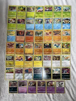 Pokemon TCG Tomokazu Komiya Abstract Pokemon 48 Card Lot – No Duplicates – LP/NM - Image 1