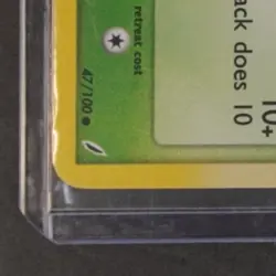 2006 POKEMON EX CRYSTAL GUARDIANS #47/100 CACNEA REVERSE HOLO STAMPED - Image 4
