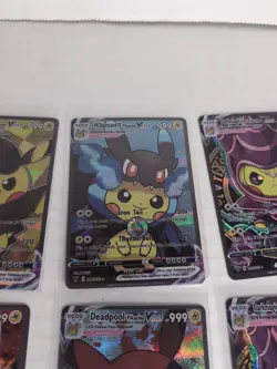 Pokemon Pikachu Vcos Full Alt Art High Quality FAN ART Lot Of 8 - Image 4