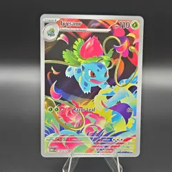 Nintendo Ivysaur Full Art Holo Stage 1 Pokemon TCG Mega Evolution 134/132 110 HP - Image 1