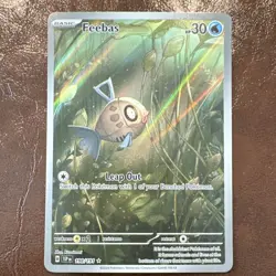 Pokemon TCG Feebas 198/191 Scarlet & Violet Holo Rare Fish Leap Out 30HP English - Image 1