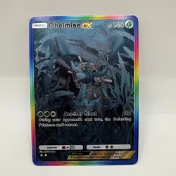 Dhelmise EX Pokemon TCG Pocket Illustration Rare Textured Holo Custom - Image 1