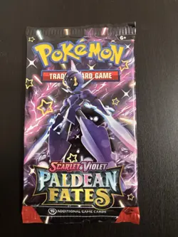 22.3g! HEAVY Paldean Fates Booster Pack Pokemon TCG - Mint From BB Ceruledge - Image 2