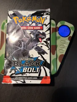 22.9g HEAVY Pokemon Scarlet & Violet Black Bolt Booster Pack New Sealed - Image 1