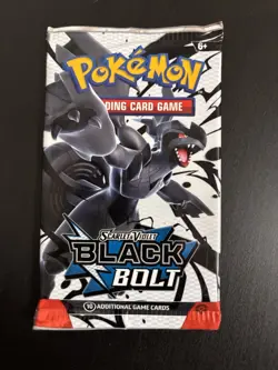 22.9g HEAVY Pokemon Scarlet & Violet Black Bolt Booster Pack New Sealed - Image 2