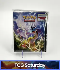 POKEMON TCG ASMODEE ART TEMPORAL FORCES SEALED BINDER W/OVERSIZED POCKETS - Image 1