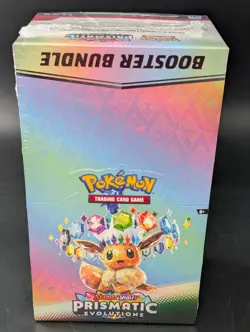 Pokemon SV8.5 Prismatic Evolutions Factory Sealed Booster Bundle Display Case - Image 1