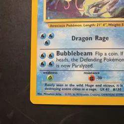 Pokemon Vintage Holo Gyarados 6/102 Base Set Wizards Of The Coast 1999 - Image 5