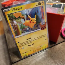 Pikachu 062/193 Trick or Trade Booster 2023 Holo - Image 3