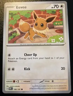 Eevee 166/197 Common Scarlet & Violet: Obsidian Flames Pokemon TCG - Image 1