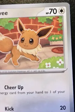 Eevee 166/197 Common Scarlet & Violet: Obsidian Flames Pokemon TCG - Image 3