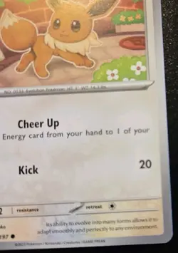 Eevee 166/197 Common Scarlet & Violet: Obsidian Flames Pokemon TCG - Image 5