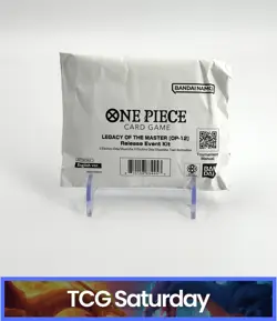 ONE PIECE LEGACY OF THE MASTER OP-12 RELEASE EVENT KIT SEALED - Image 1