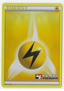 Lightning Energy 2011 Play! Pokemon Promo Crosshatch Holo TCG Card NM - Image 1