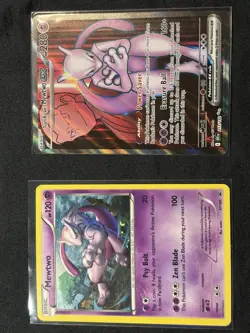 Pokemon Card TCG: Team Rockets Mewtwo EX 213/182 And 2015 Promo - Image 1