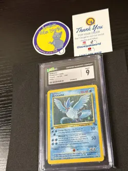 CGC 9 - MINT Articuno 1999 Fossil 1st Edition 2/62 Holo Pokemon Card - Image 3