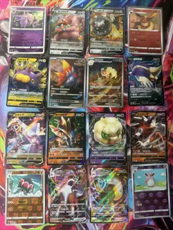 Pokemon 16 Card Lot nm V Max Mega Amazing Ex HOLO Rare Hits Only F112 - Image 1