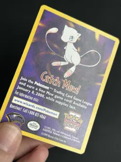 Pokemon League Promo Card Lot Catch Mew! WOTC 1999 - Image 3