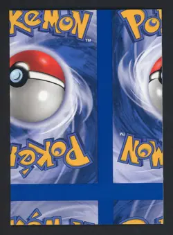 Pokemon English Blank Misprint NFC Cards Front Blank Back Miscut #3 - Image 1