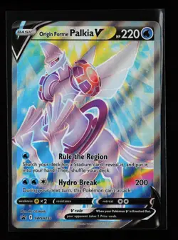 Origin Forme Palkia V SWSH253 Holo SWSH: Sword & Shield Promo Pokemon Card - Image 1
