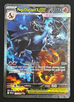 Mega Charizard X EX 125/094 - ME Phantasmal Flames - SIR - Pokemon TCG Card NM - Image 1