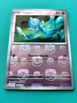 Frillish (Master Ball Pattern) 044/086 - SV: White Flare Holo - Pokemon Card NM - Image 2