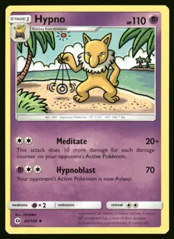 Pokemon Hypno Trading Card Game Classic #012/034 - Image 1