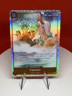 Bandai Yamato EB02-006 Full Art Holo One Piece CCG 25th Collection Card - Image 1