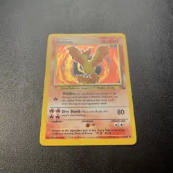 Moltres 12/62 Fossil Set Holo Pokemon TCG Card 1999 - Image 4