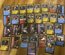 WWE WWF LOT OF RAW DEAL 200 CARDS NM+| Duplicates Pictured - Image 1
