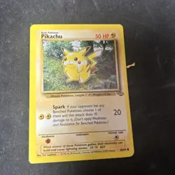 Pikachu 60/64 Pokemon Card Jungle Set Tcg D17 - Image 1