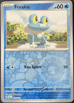 Froakie 039/142 Sv07: Stellar Crown Reverse Holo - Pokemon Card - Image 1