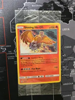 Shining Ho-Oh SM70 Promo Card Near Mint Condition, Sealed - Image 1