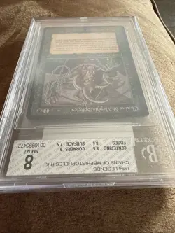 2 day sale price!!! Mtg Chains of Mephistopheles NM-MT Legends Beckett Grade 8 - Image 5