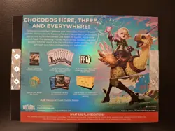 Magic The Gathering-Final Fantasy Chocobo Bundle. New/Sealed & display container - Image 4