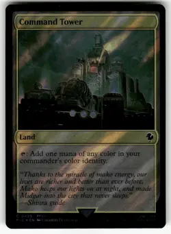 MTG - Command Tower (0485) (Surge Foil) - Final Fantasy - Image 1